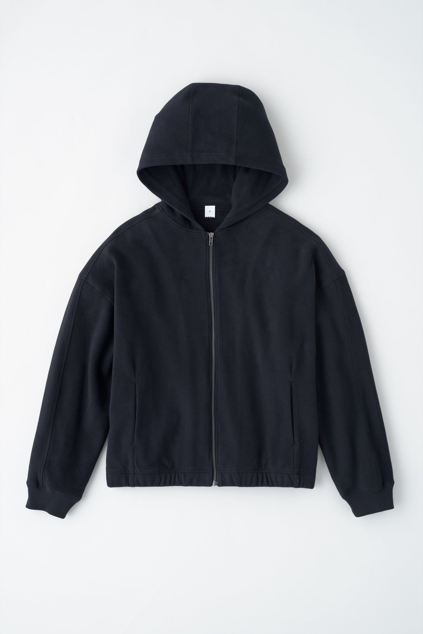 Men's Cozy Zip Hoodie in Black