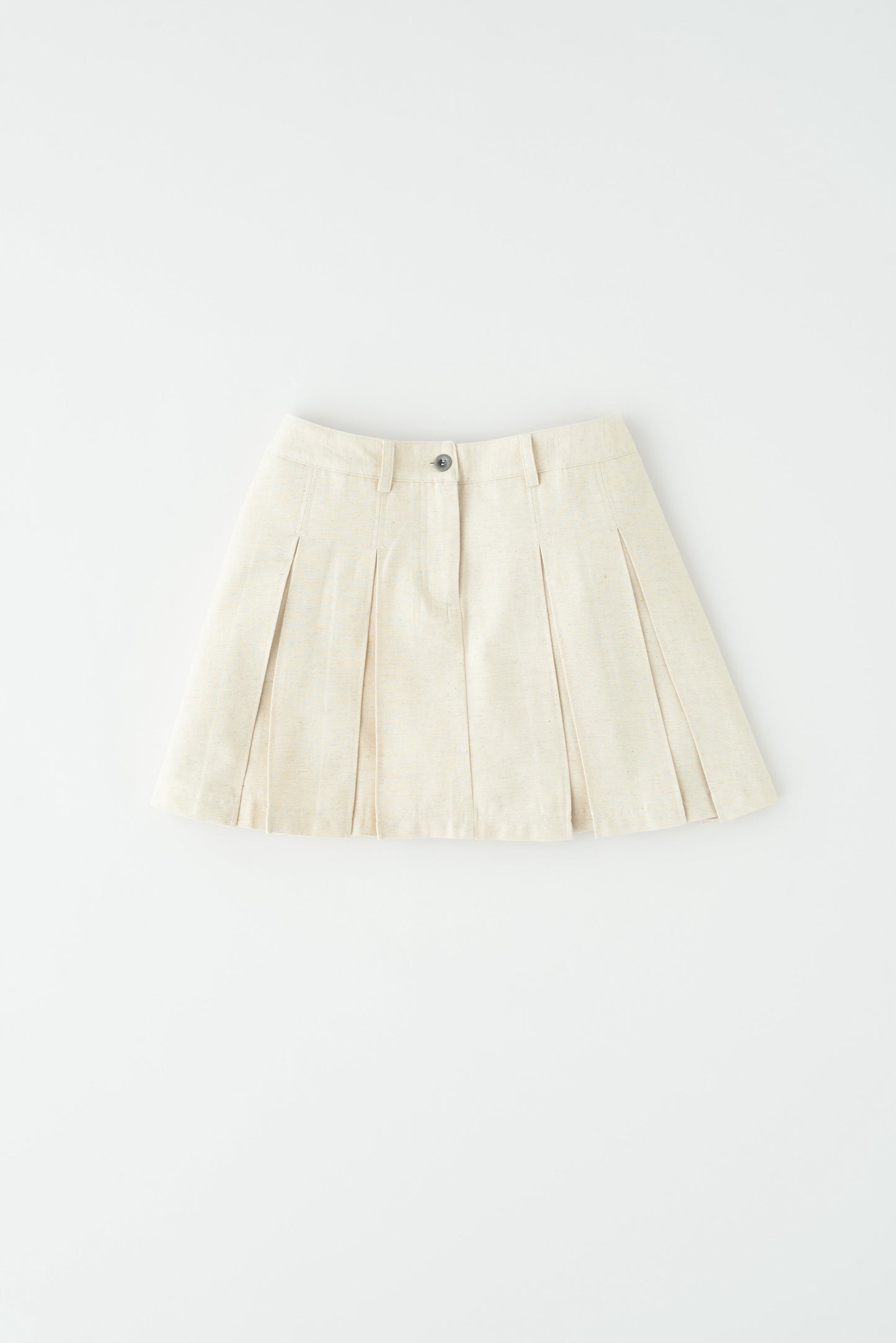 Women's Dendera Twill Pleated Mini in Fog