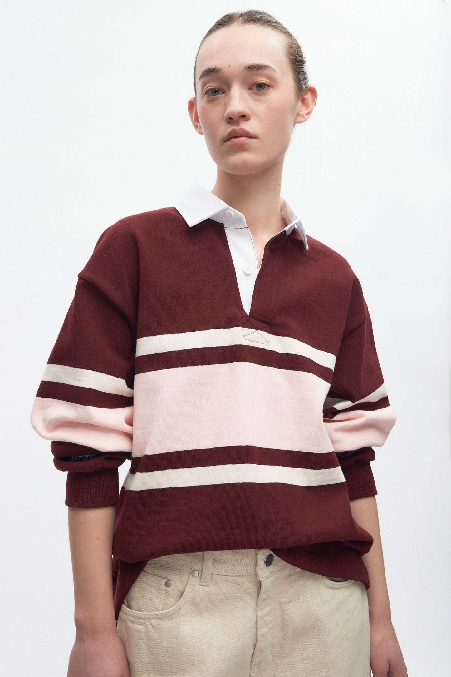 Men's Barbarian Rugby in Harvard/Salmon/Ivory