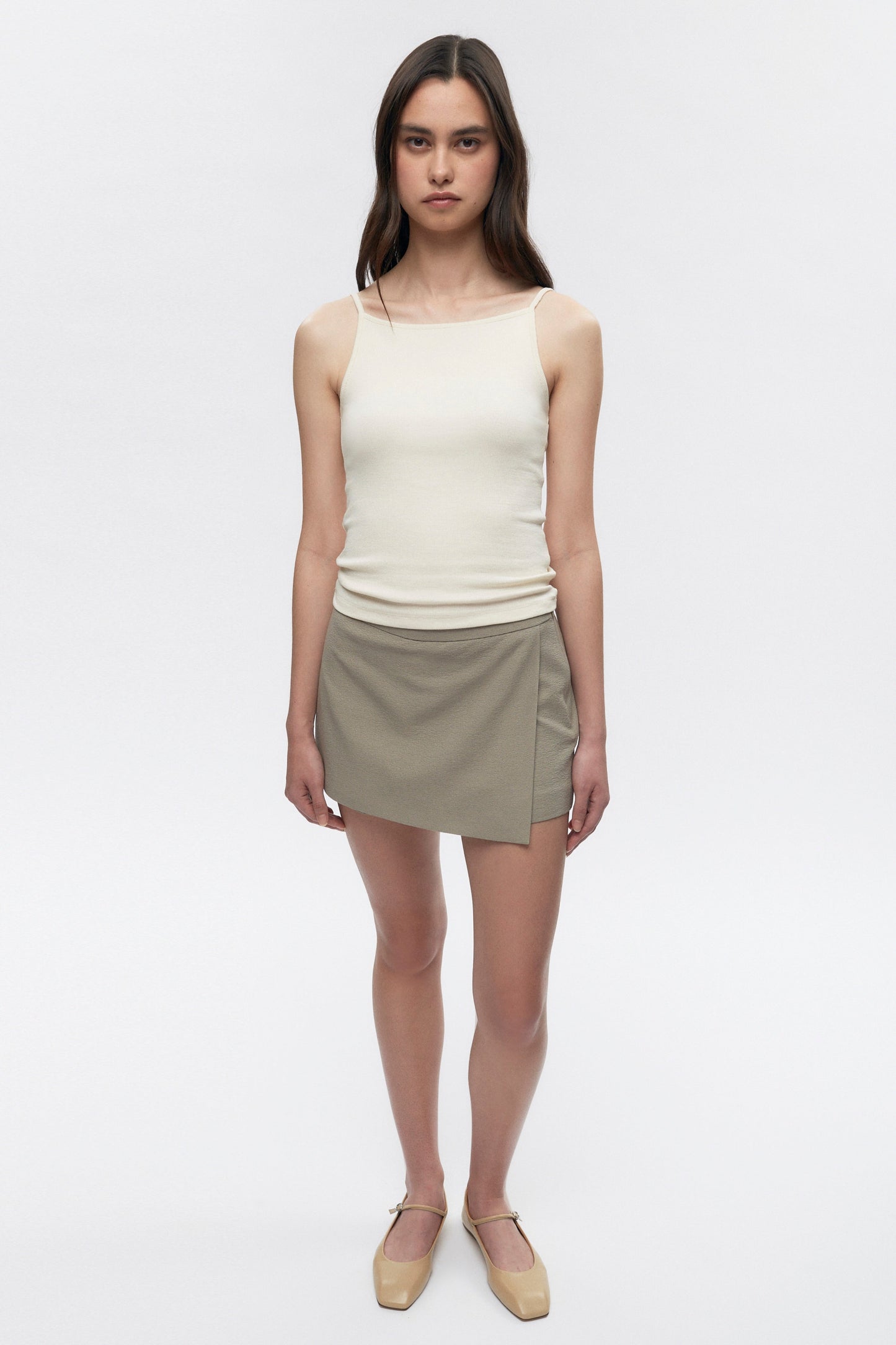 Women's Merit Skort in Dune Grass