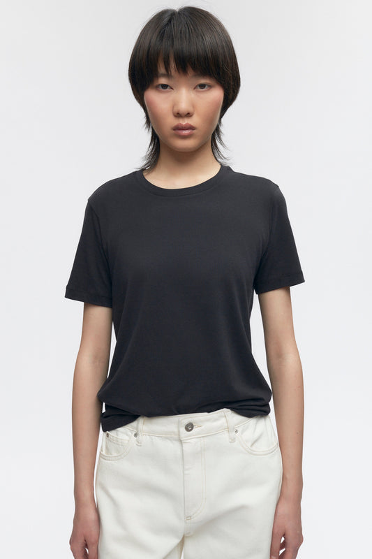 Women's Essential Crew in Black