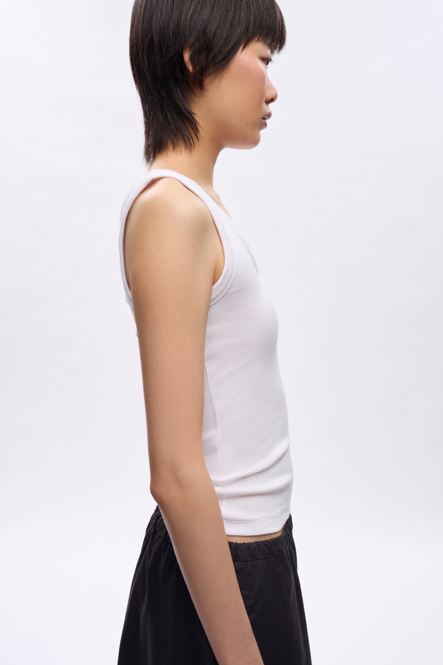 Women's Set Tank in White