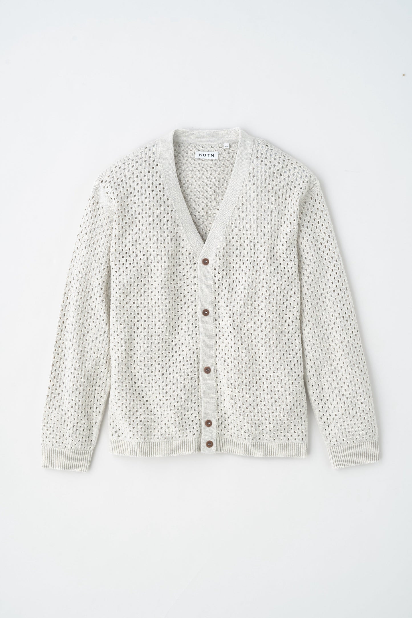 Men's Mina Cardigan in Oat Melange