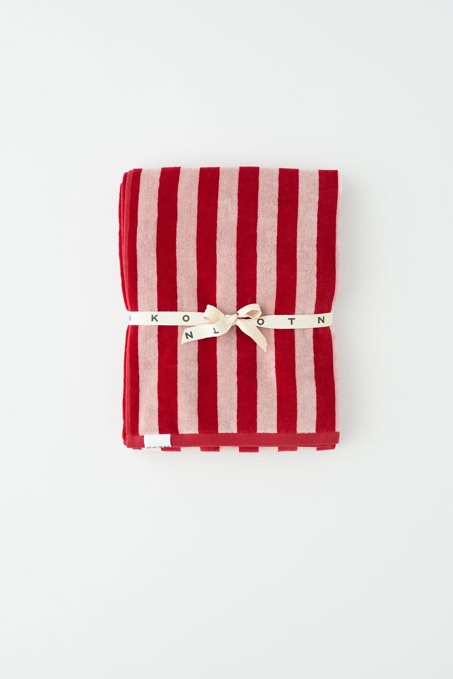 Beach Towel in Cameo Rose/Jester Red