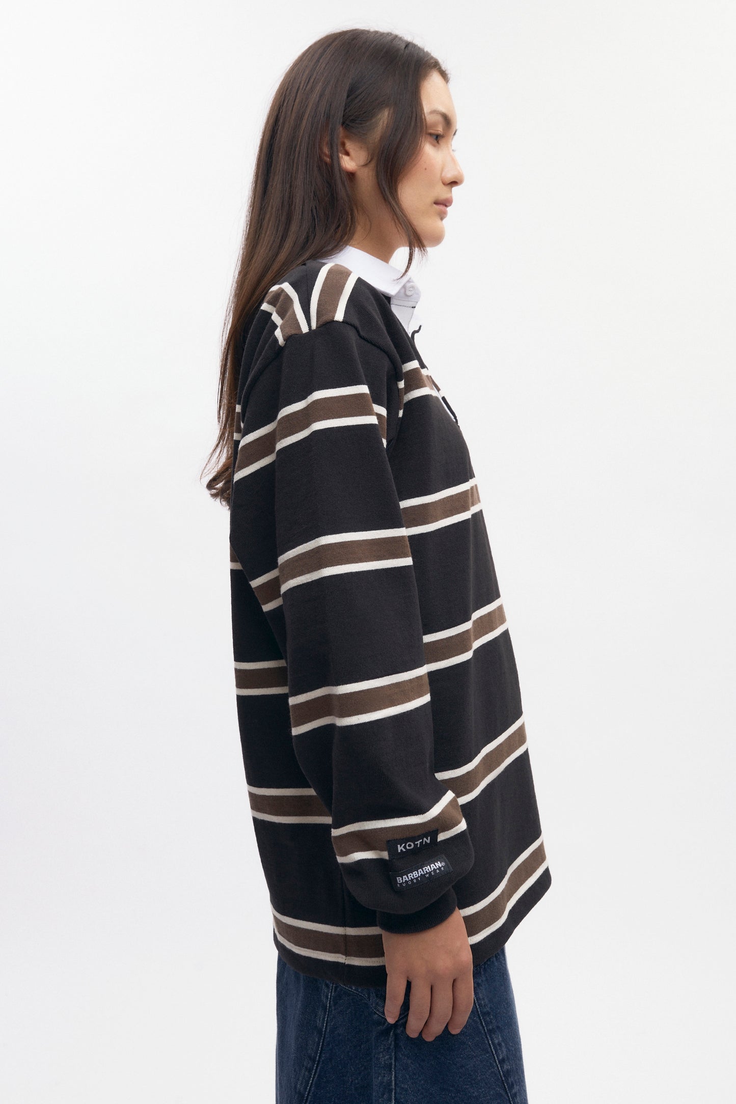 Barbarian Rugby in Black/Moss/Ivory