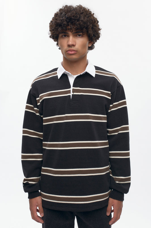 Barbarian Rugby in Black/Moss/Ivory