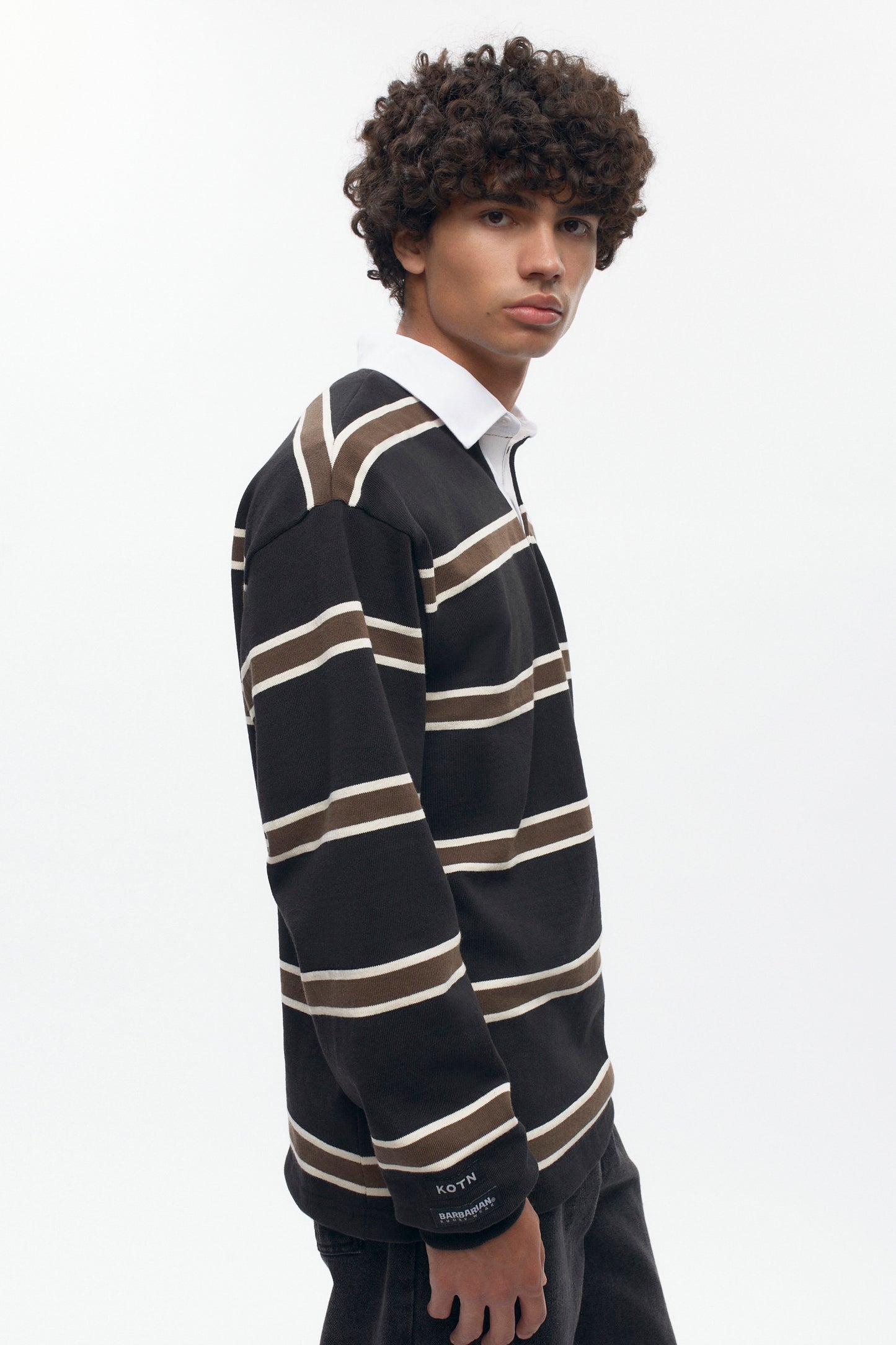 Barbarian Rugby in Black/Moss/Ivory