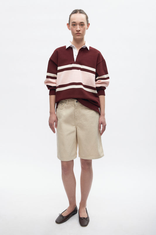 Men's Barbarian Rugby in Harvard/Salmon/Ivory