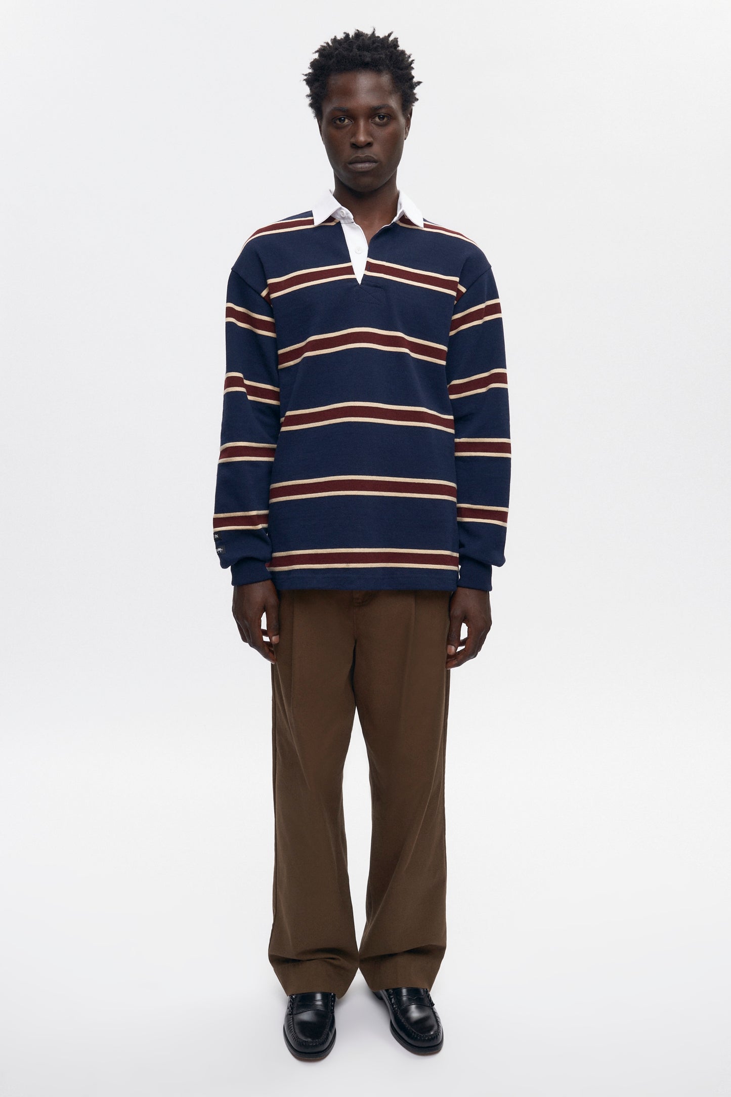 Barbarian Rugby in Harvard/Navy/Beige