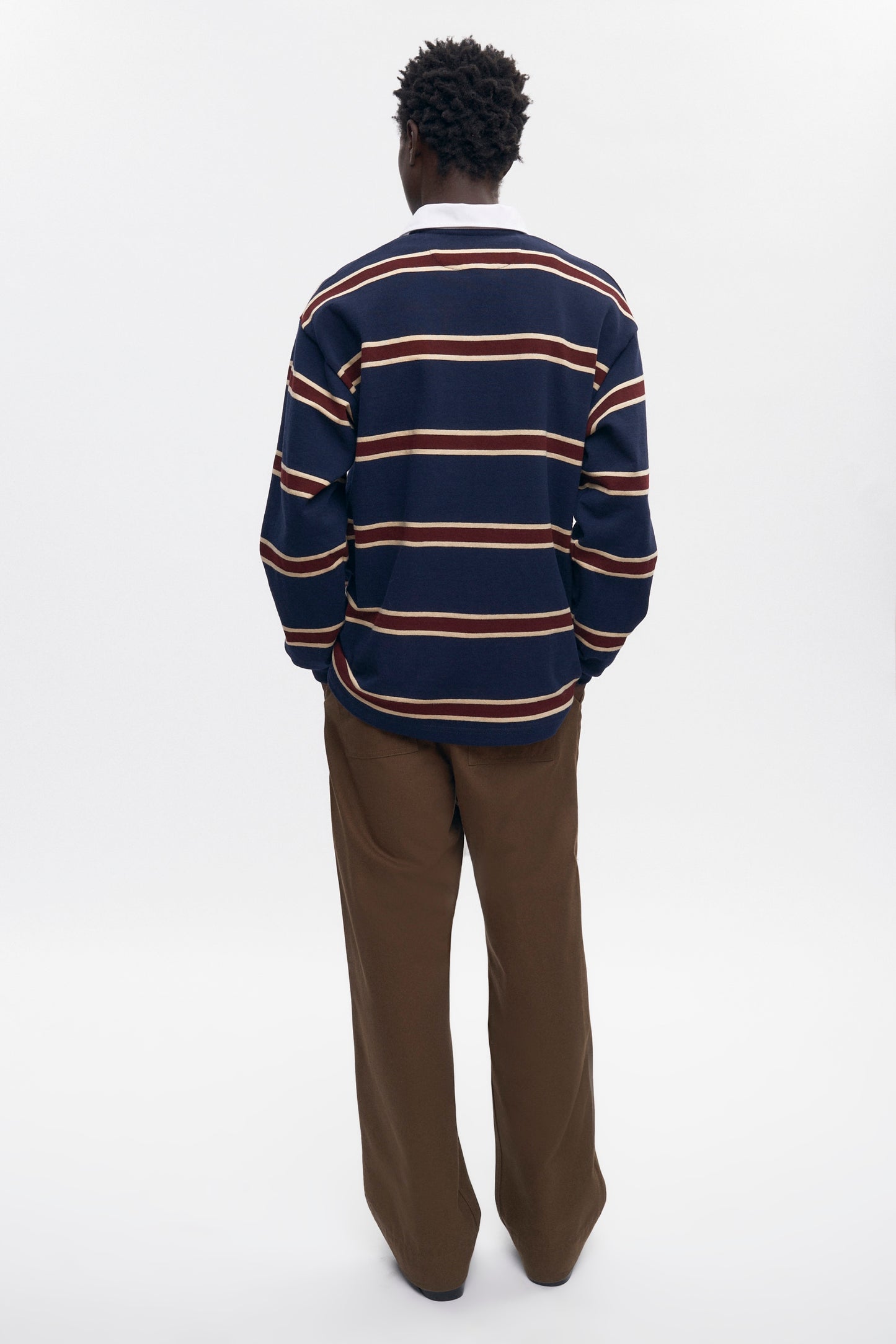 Barbarian Rugby in Harvard/Navy/Beige
