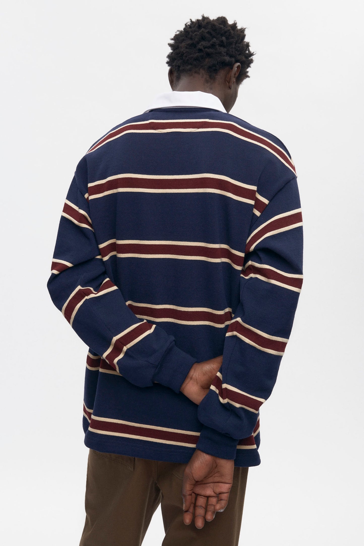 Barbarian Rugby in Harvard/Navy/Beige