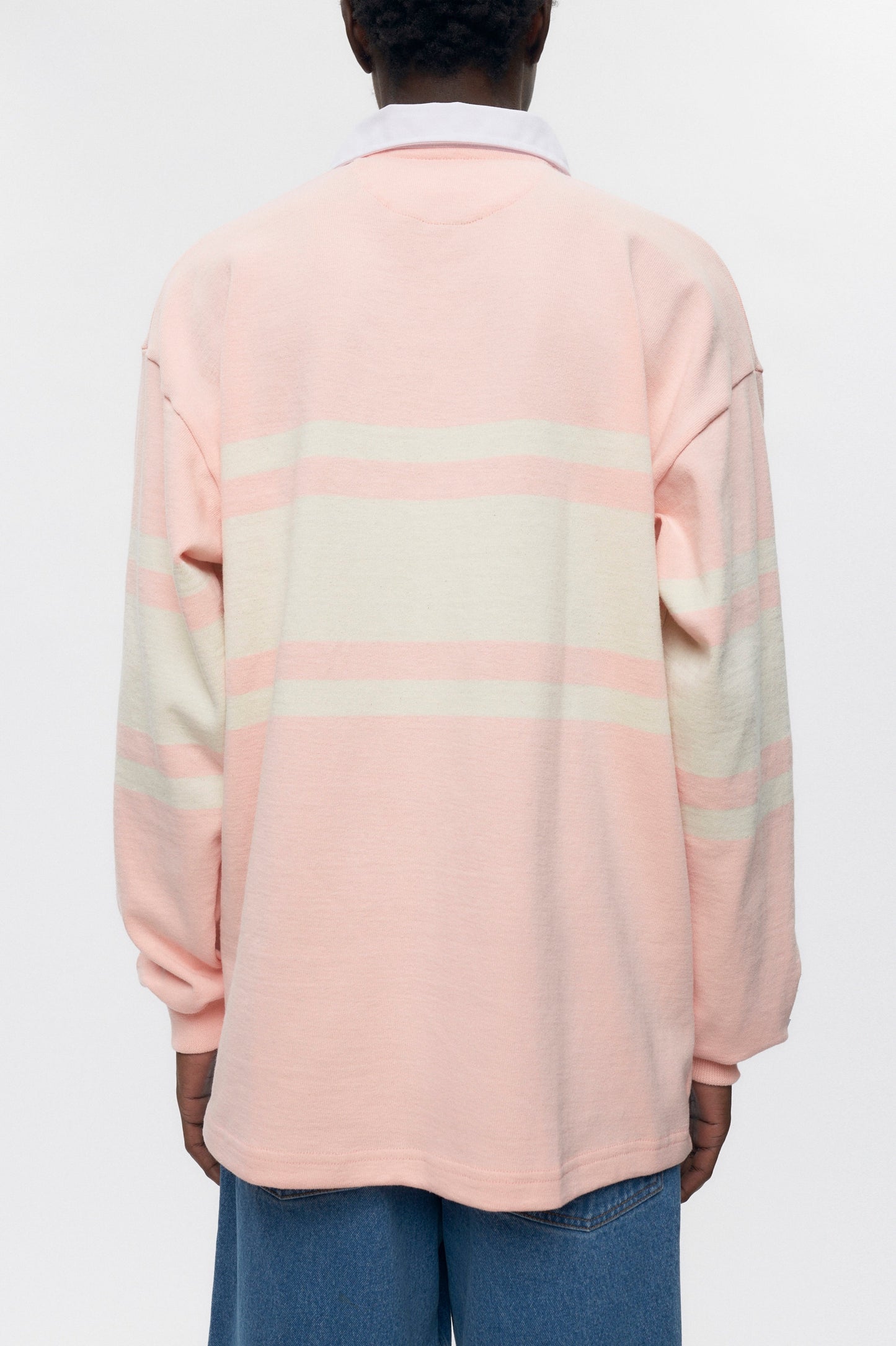 Men's Barbarian Rugby in Salmon/Ivory