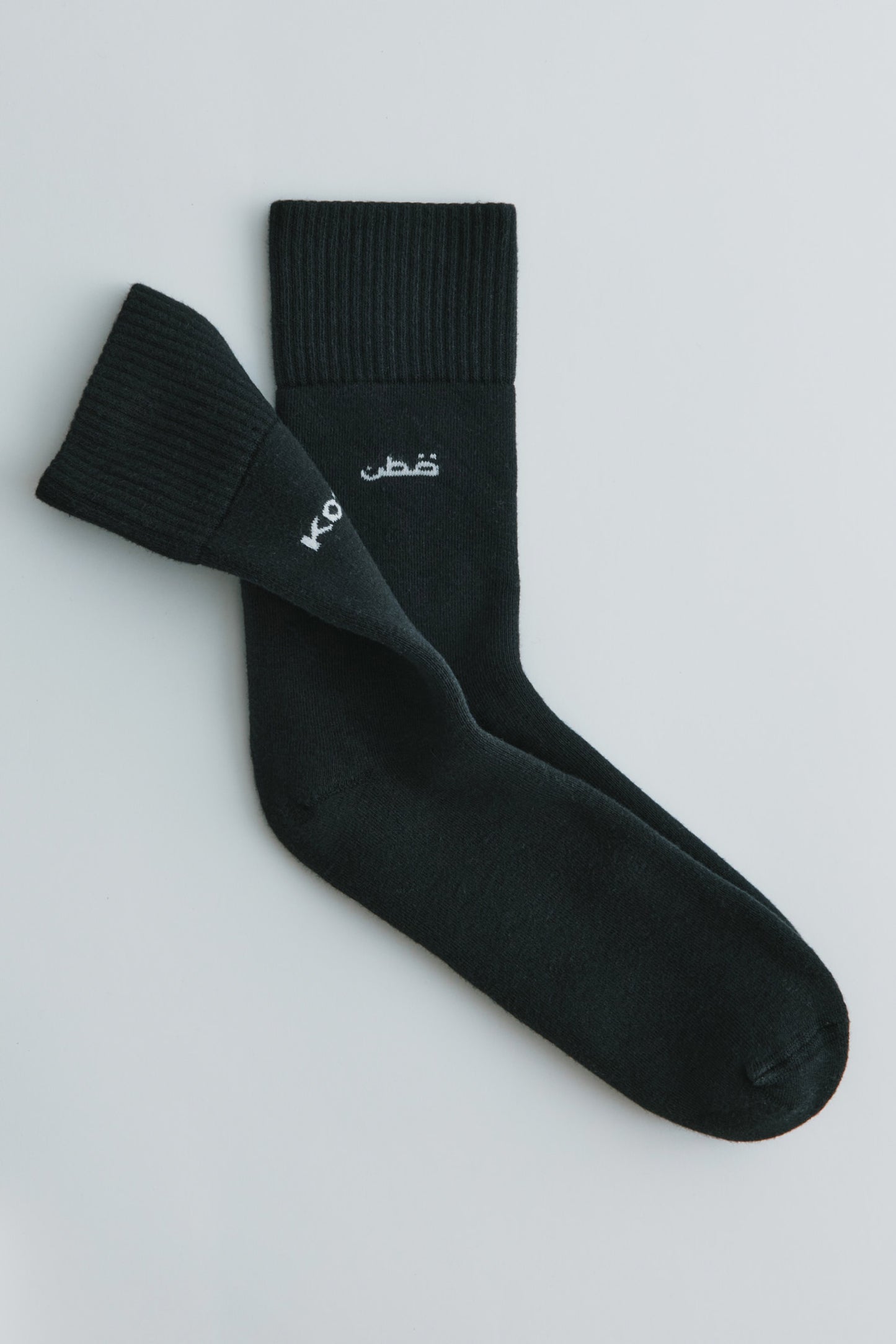 Crew Socks in Black