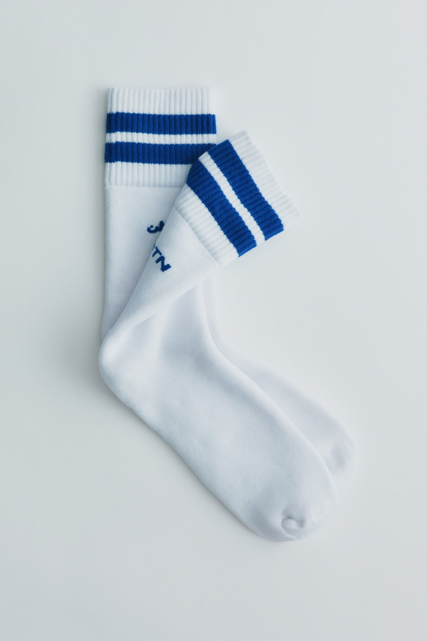 Crew Socks in Cobalt Blue