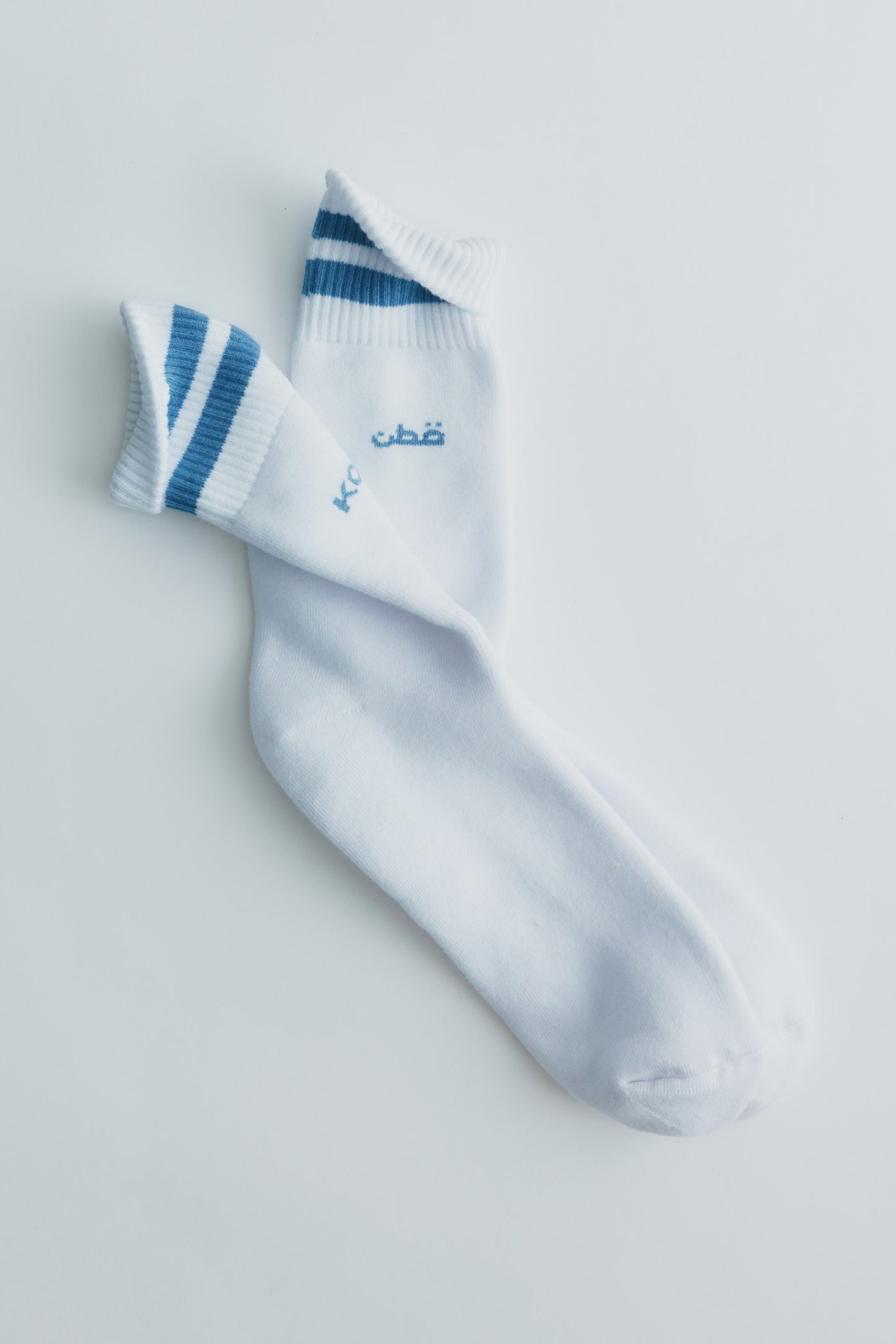 Crew Socks in Columbia Stripe