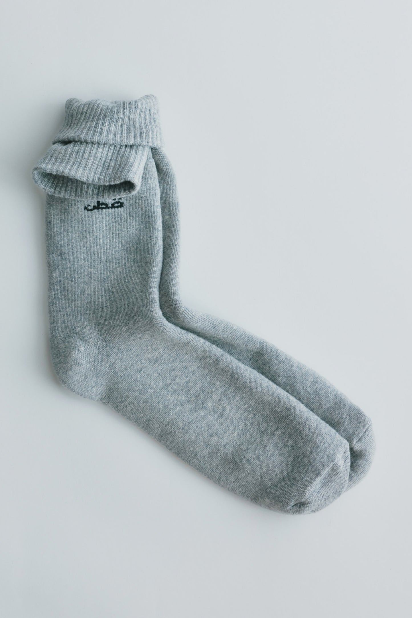 Crew Socks in Grey Mix