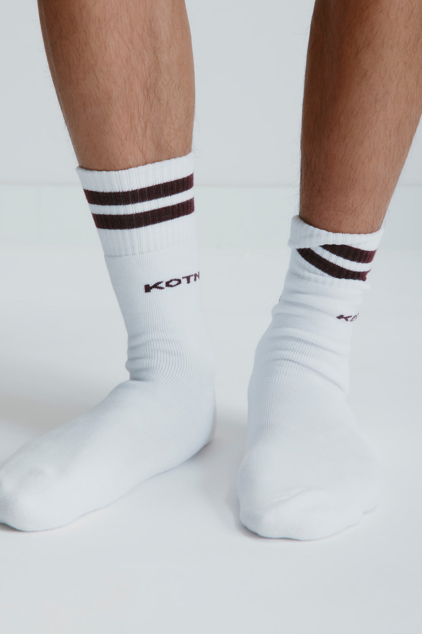 Crew Socks in Harvard Stripe