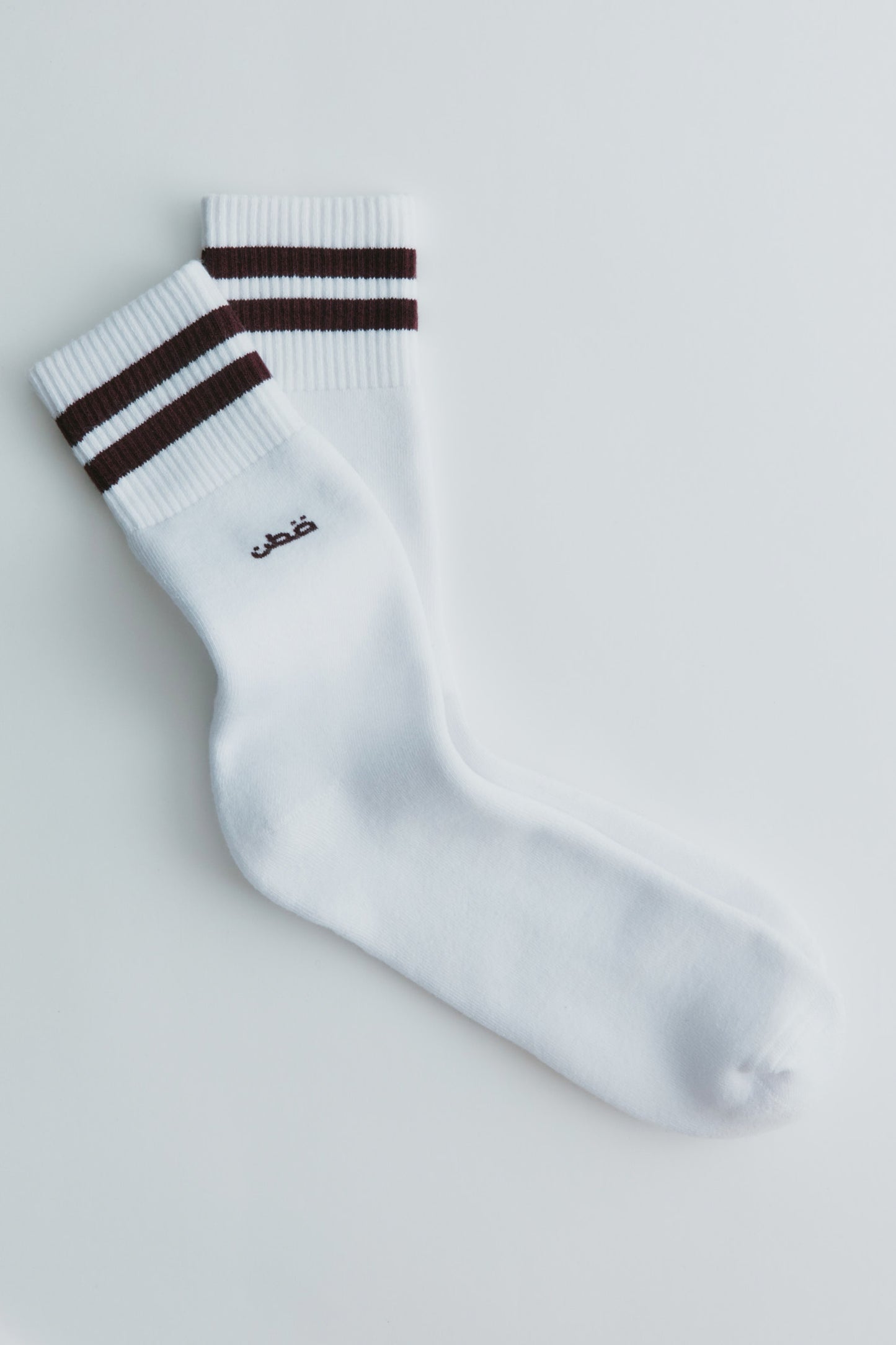 Crew Socks in Harvard Stripe