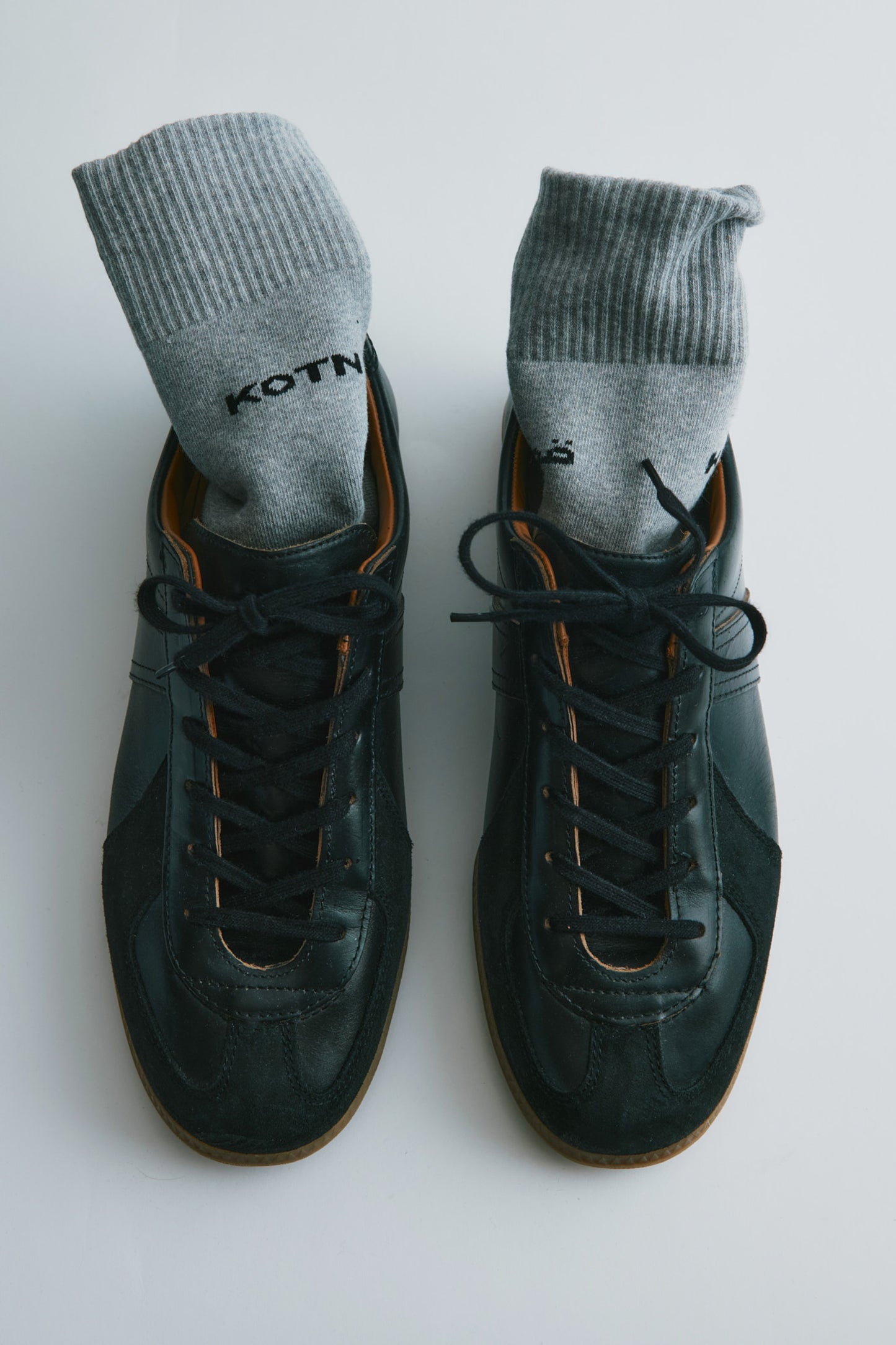 Crew Socks in Heather Grey
