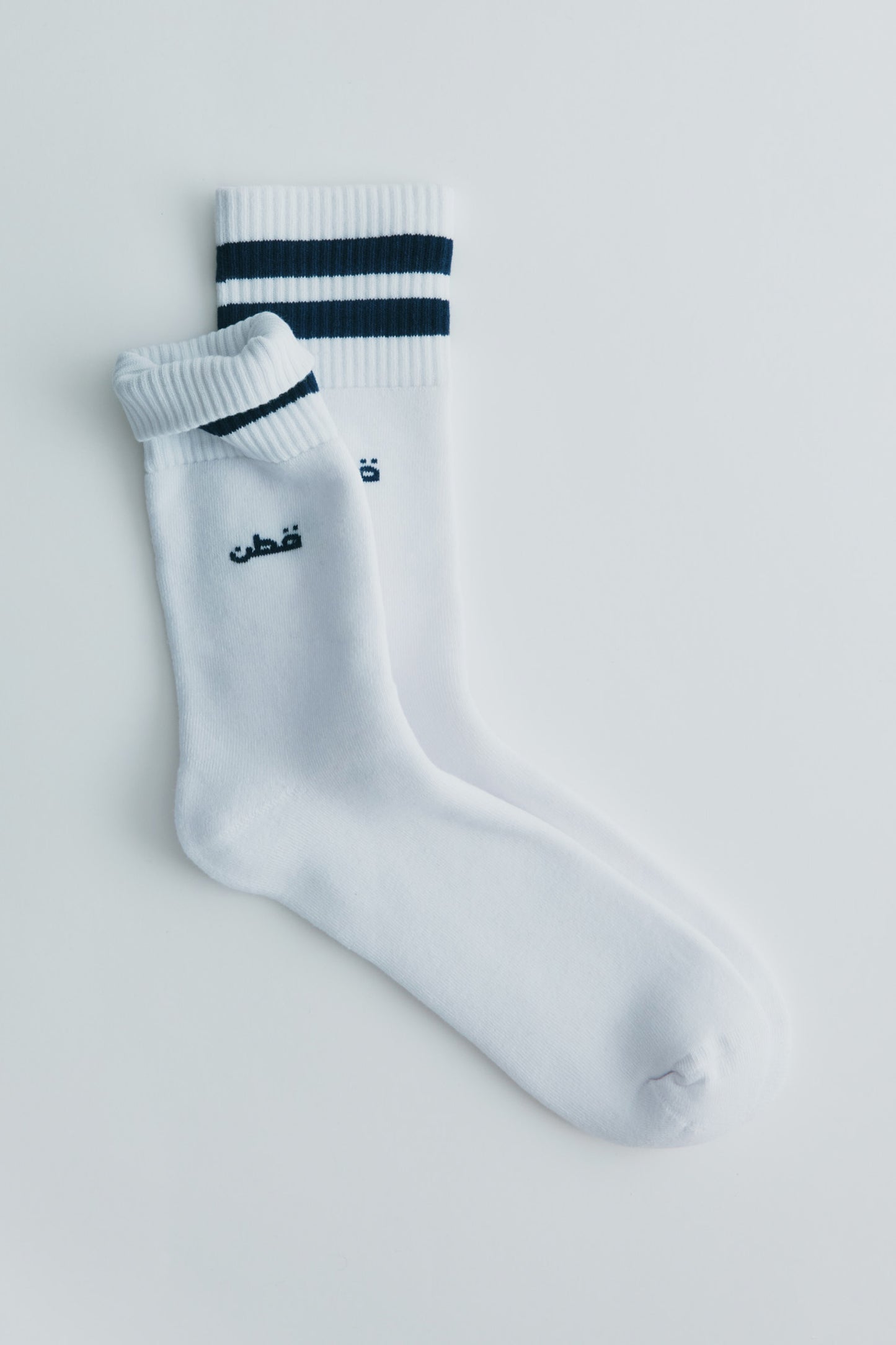 Crew Socks in Navy Stripe
