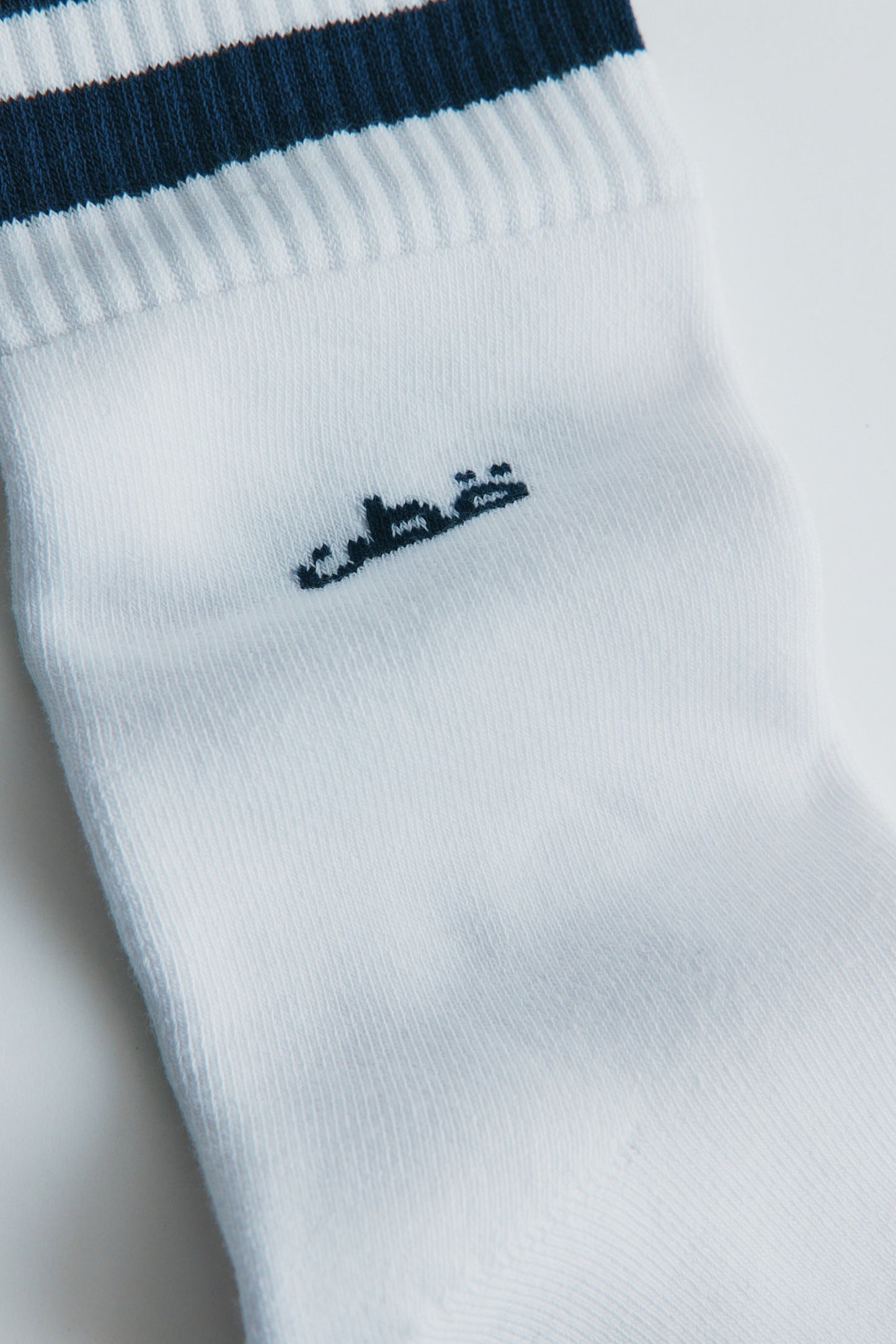 Crew Socks in Navy Stripe