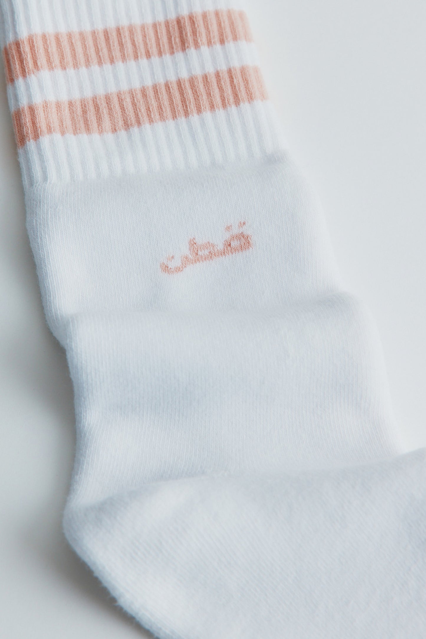 Crew Socks in Rose Stripe