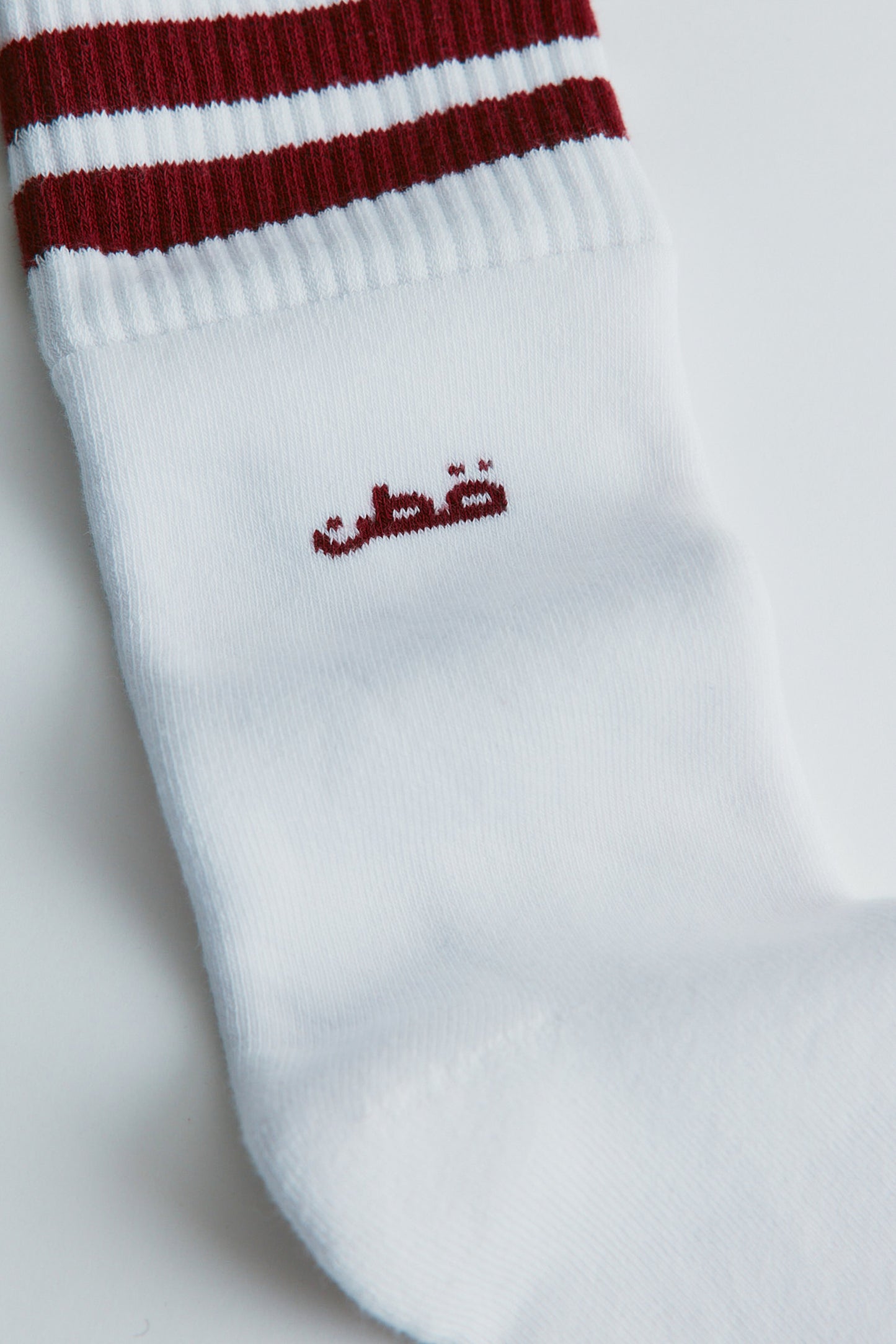 Crew Socks in Sunstar Red Stripe