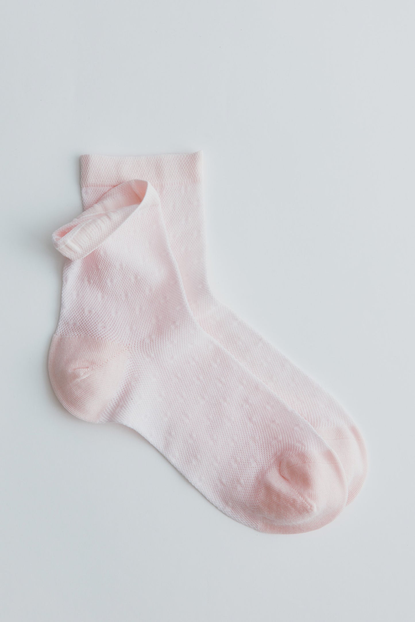 Dotty Socks in Pink Frost