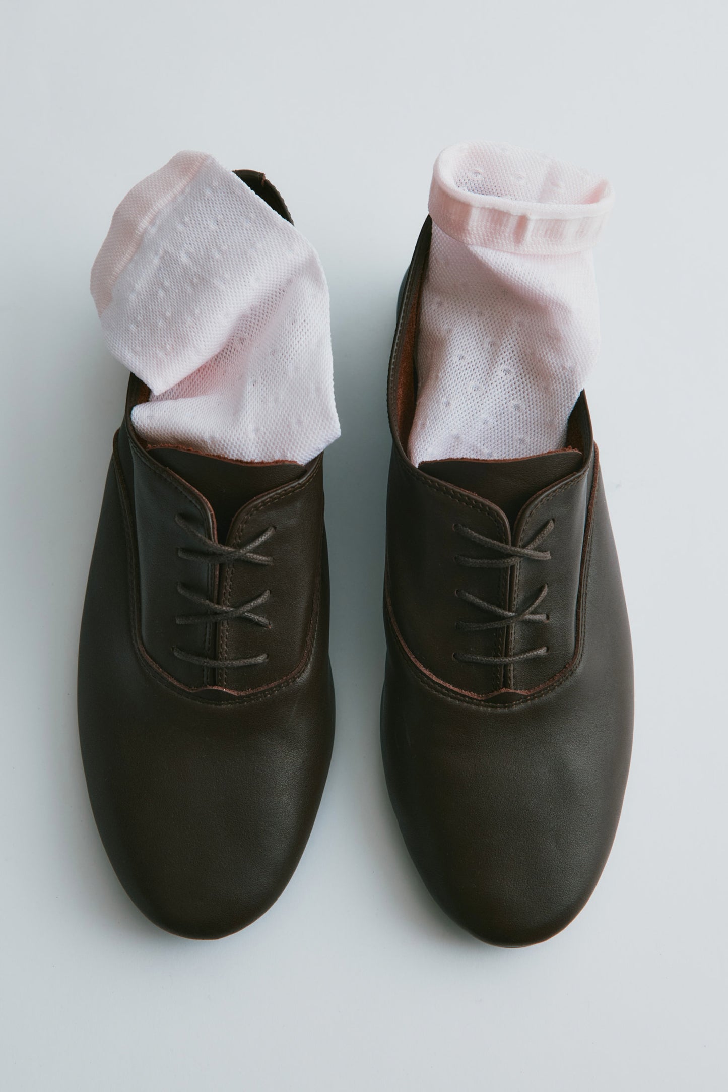 Dotty Socks in Pink Frost