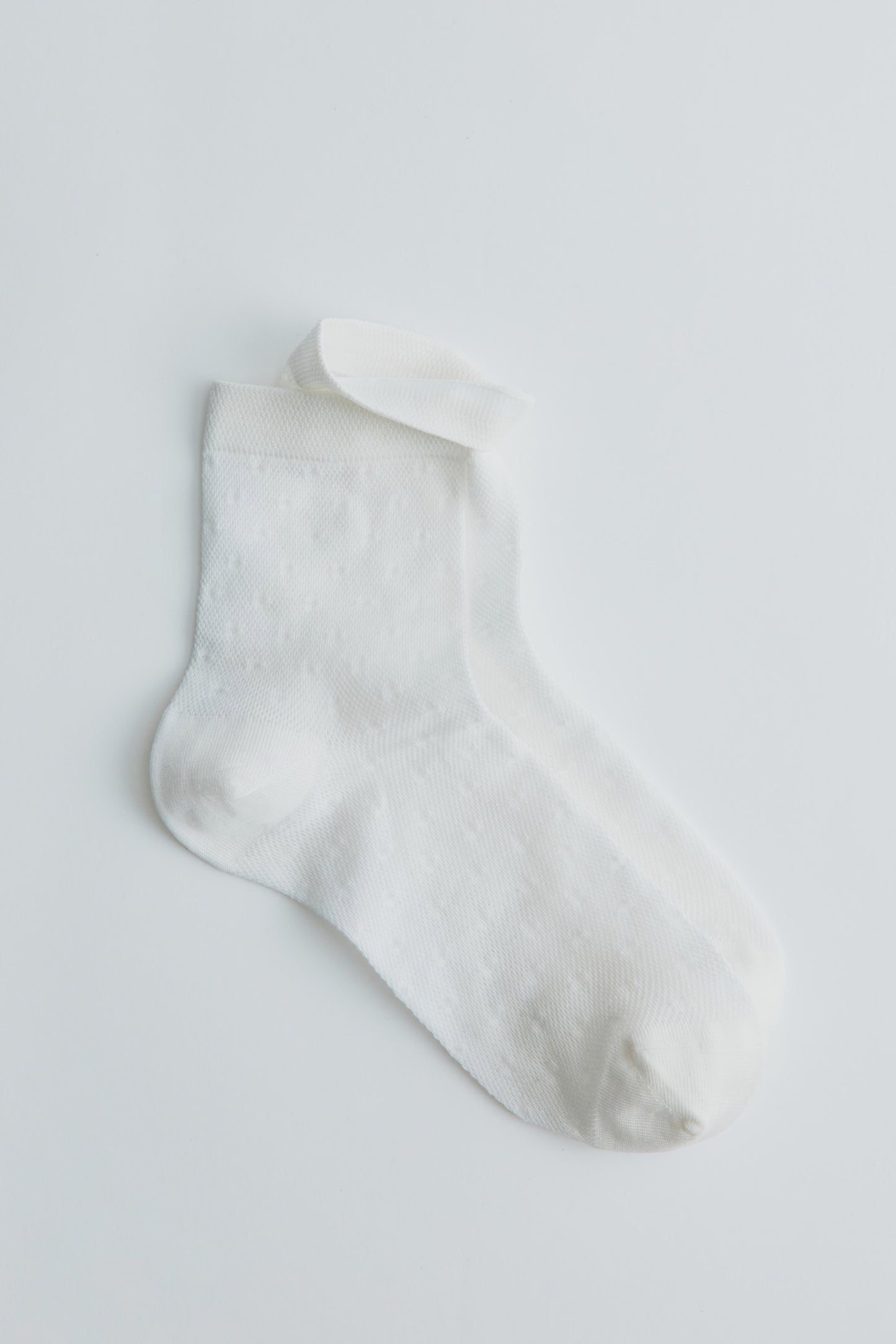 Dotty Socks in White