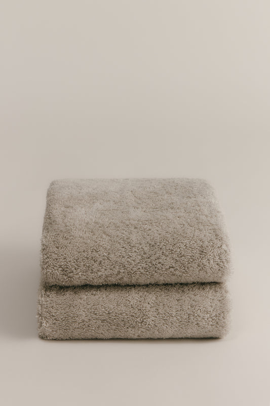 Egyptian Cotton Hand Towel (2 Pack) in Aluminum
