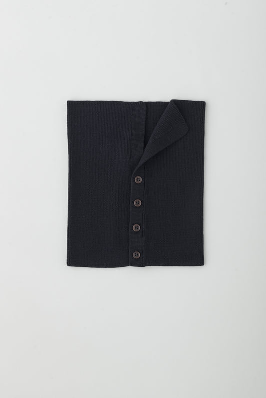 Elba Merino Neckwarmer in Black