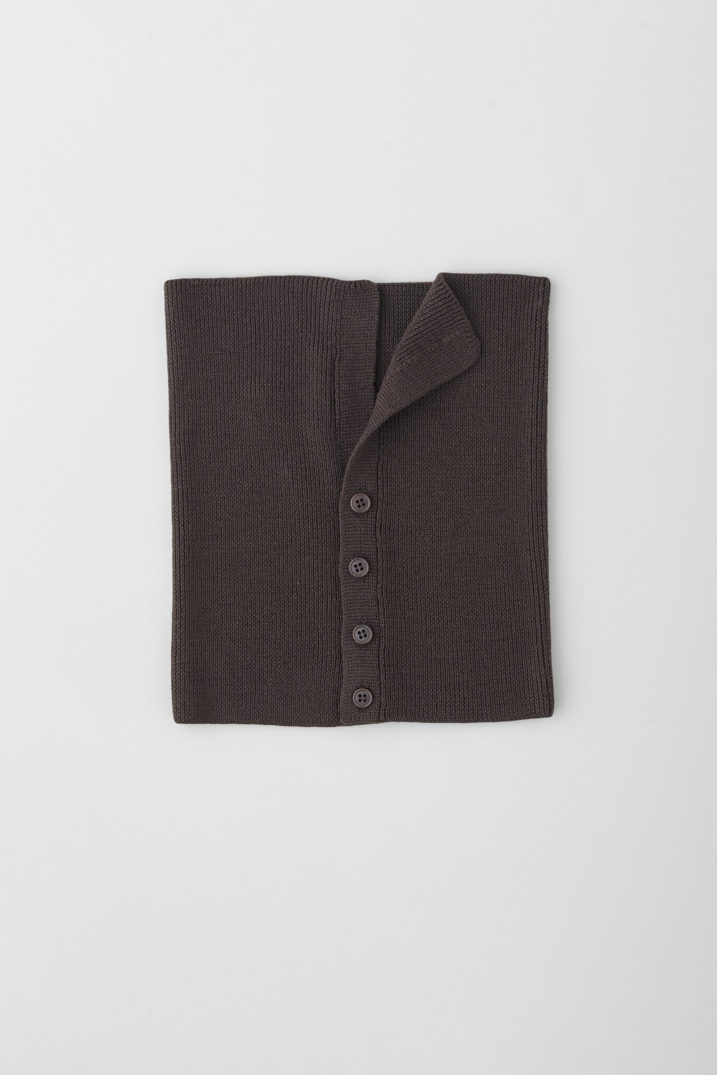 Elba Merino Neckwarmer in Coffee Bean