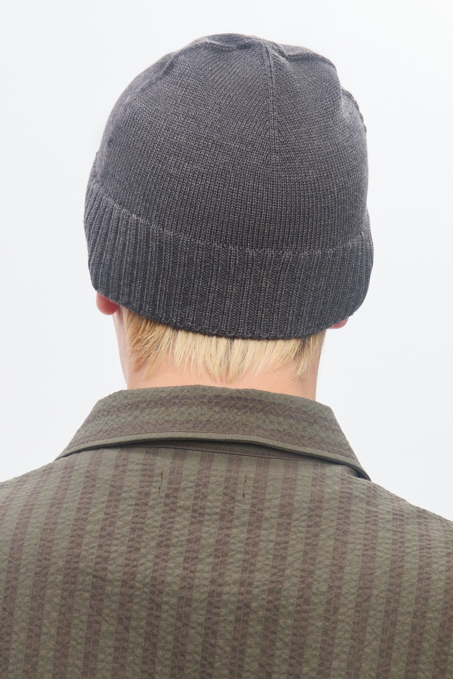 Elba Merino Beanie in Charcoal Melange