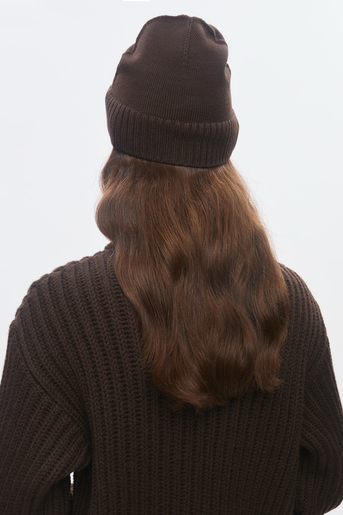 Elba Merino Beanie in Coffee Bean