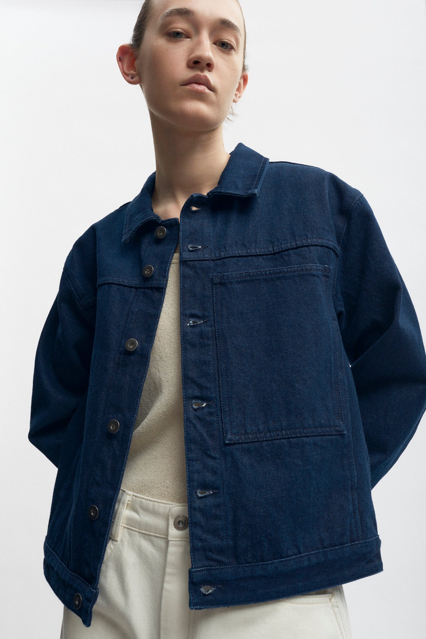 Esna Jacket in Dark Wash