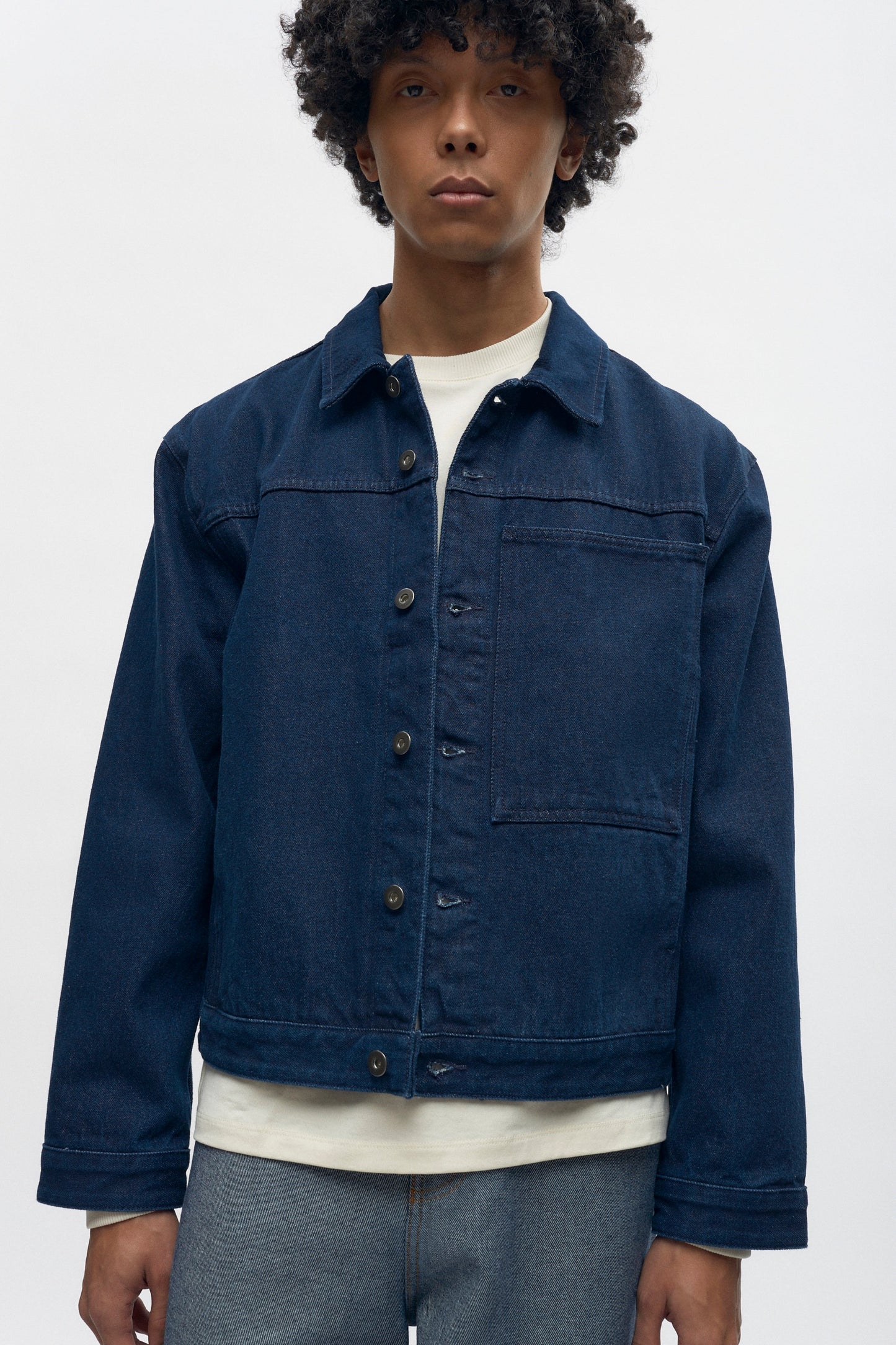 Esna Jacket in Dark Wash