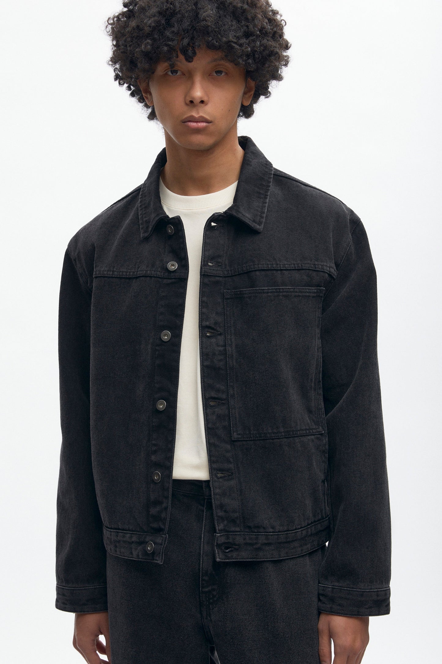 Esna Jacket in Washed Black
