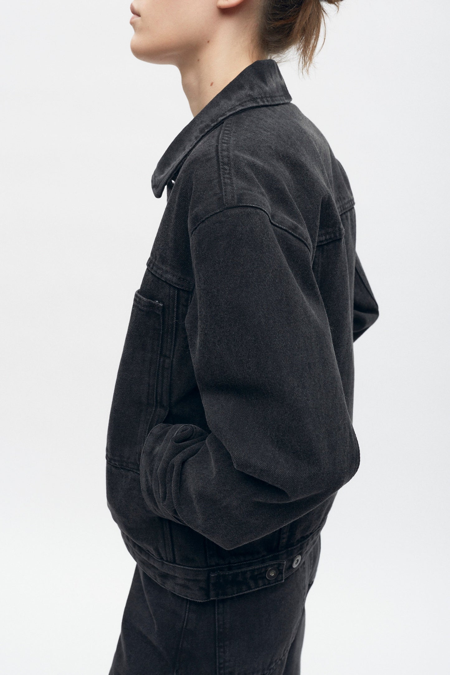 Esna Jacket in Washed Black