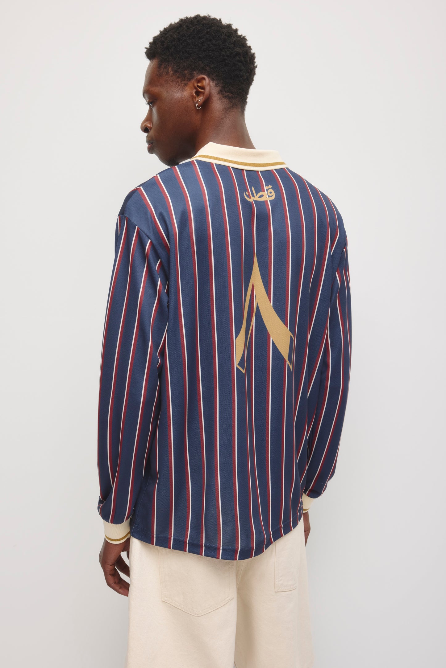 Kotn LS Soccer Jersey in Deep Ocean/Carmine/Birch