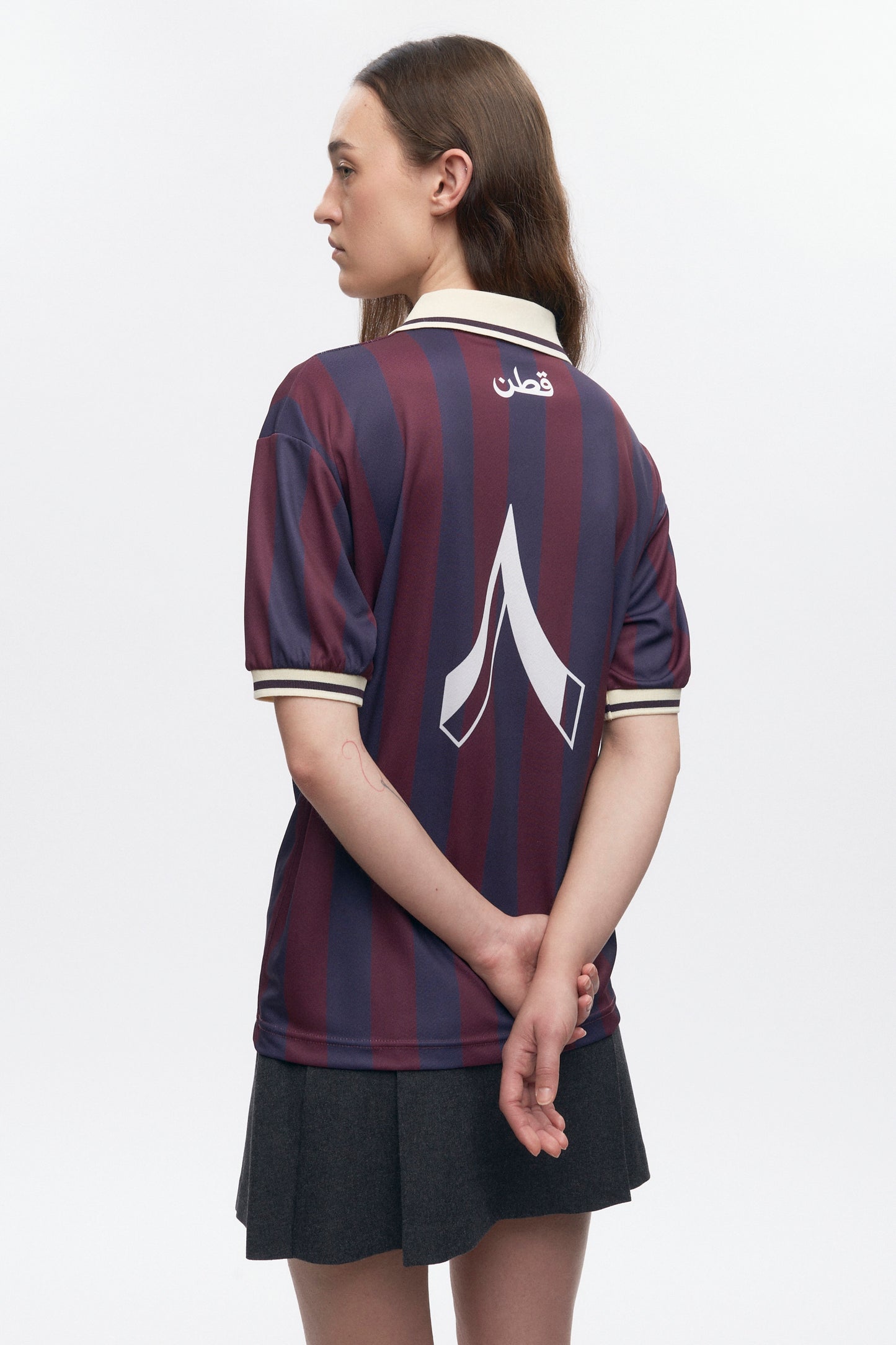 Kotn SS Soccer Jersey in Plum/Navy