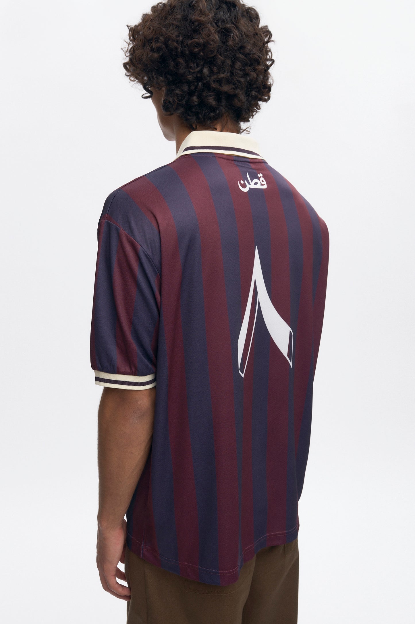 Kotn SS Soccer Jersey in Plum/Navy