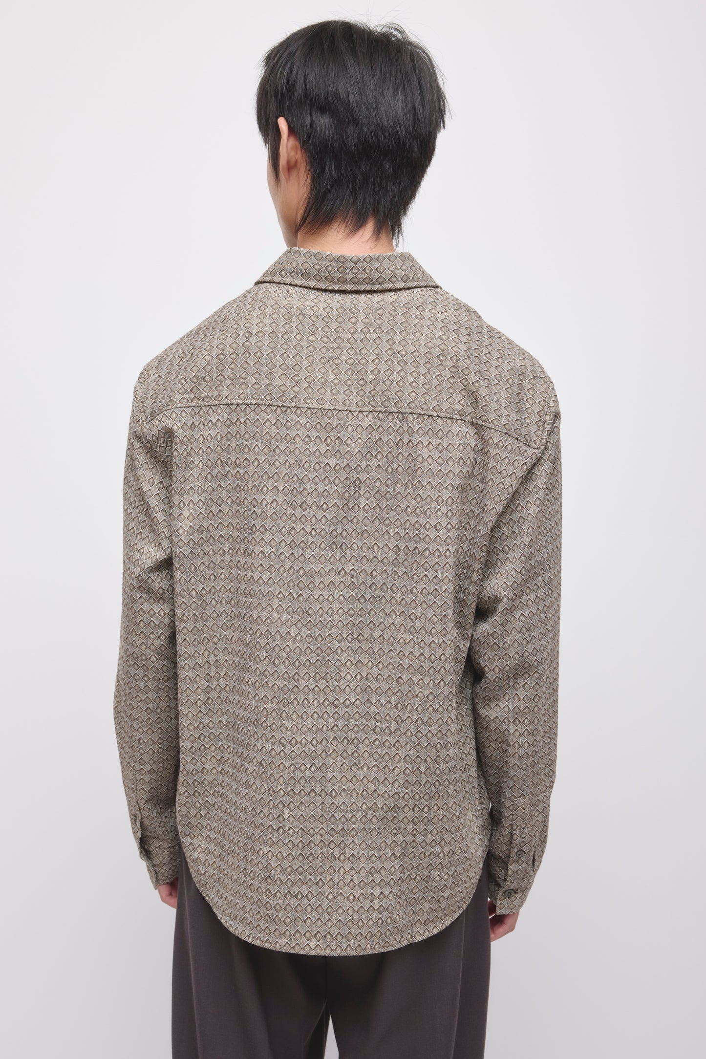 Men's Afa Shirt in Truffle Print