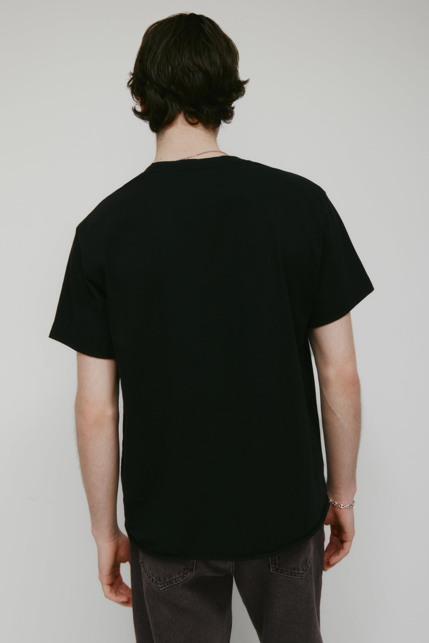 Men's Band Tee in Black