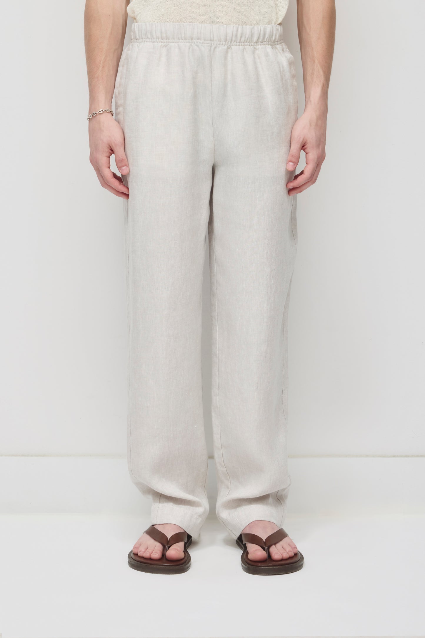 Men's Cairo Linen Pant in Natural