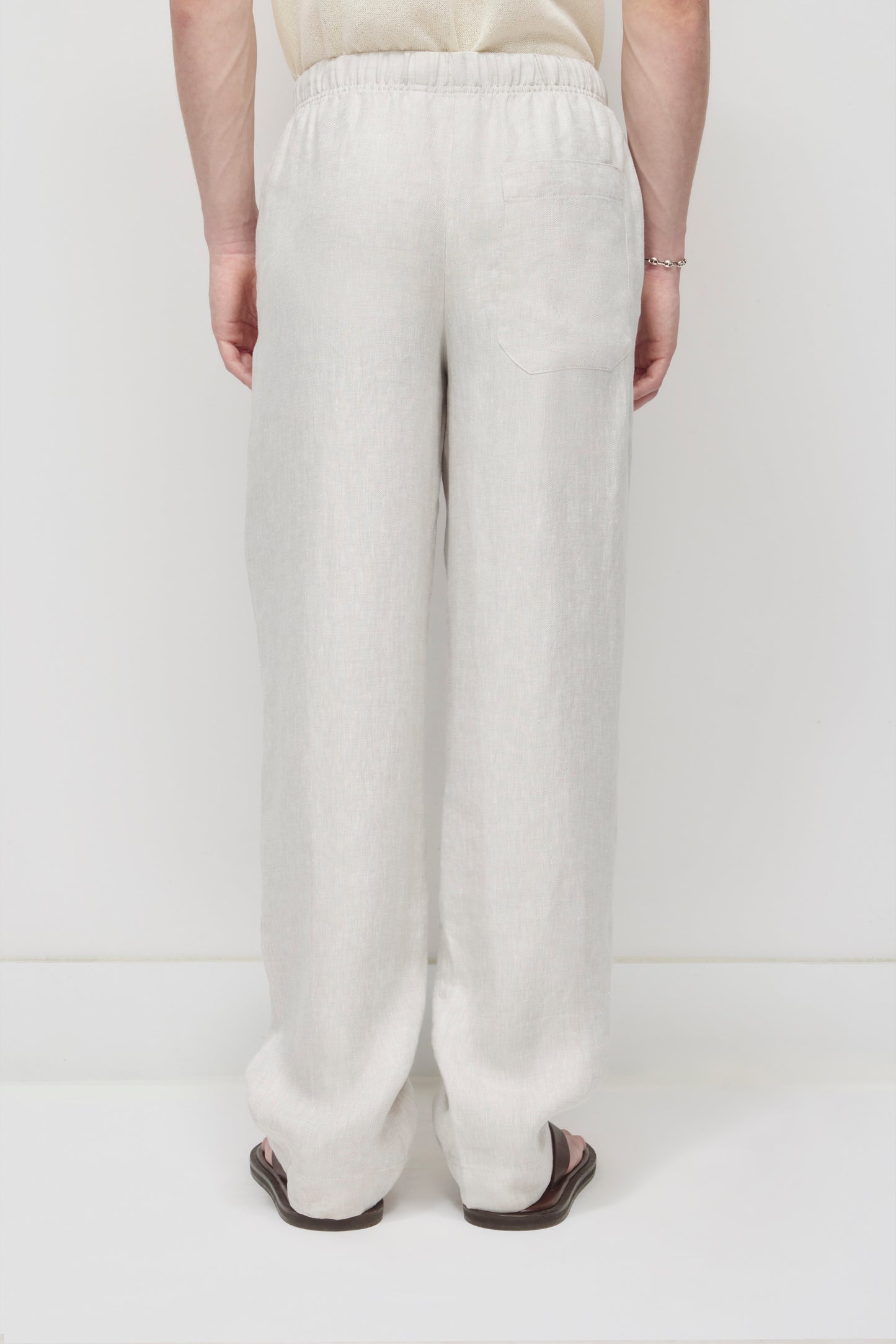 Men's Cairo Linen Pant in Natural