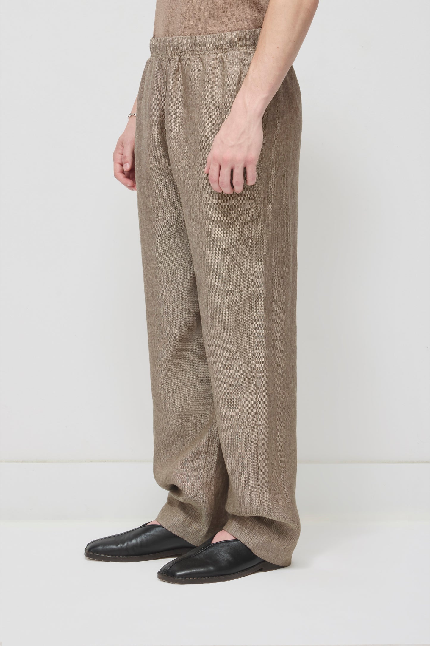 Men's Cairo Linen Pant in Taupe