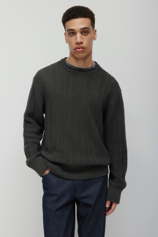 Men's Dahab Rollneck Sweater in Beluga