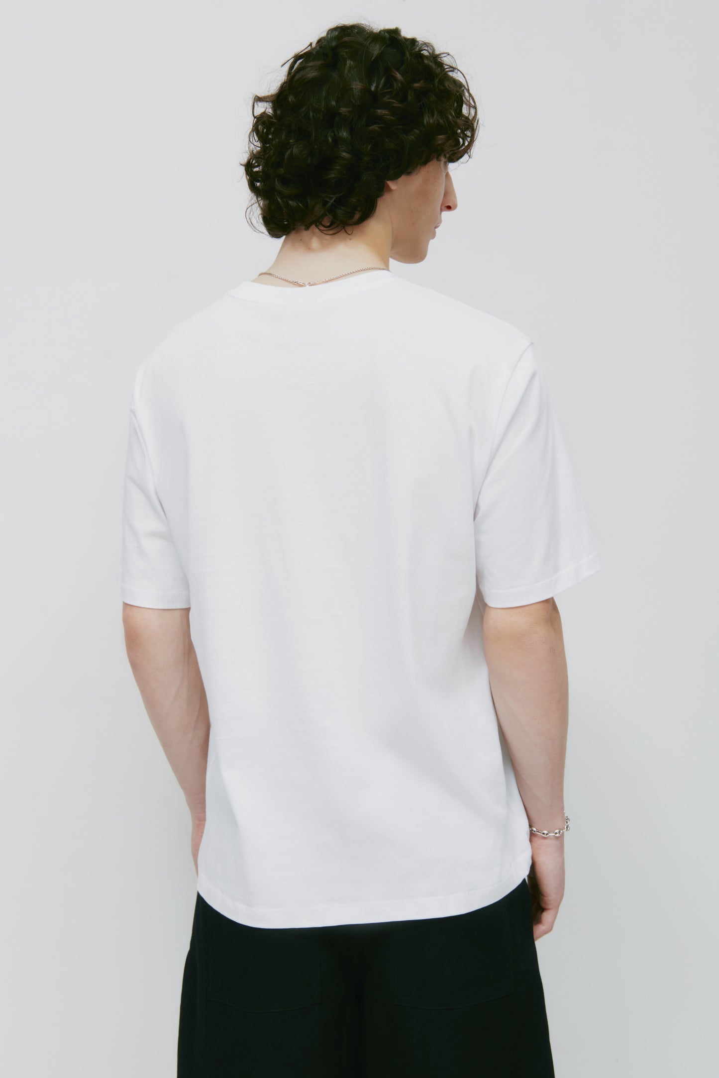 Men's Essential Crew in White