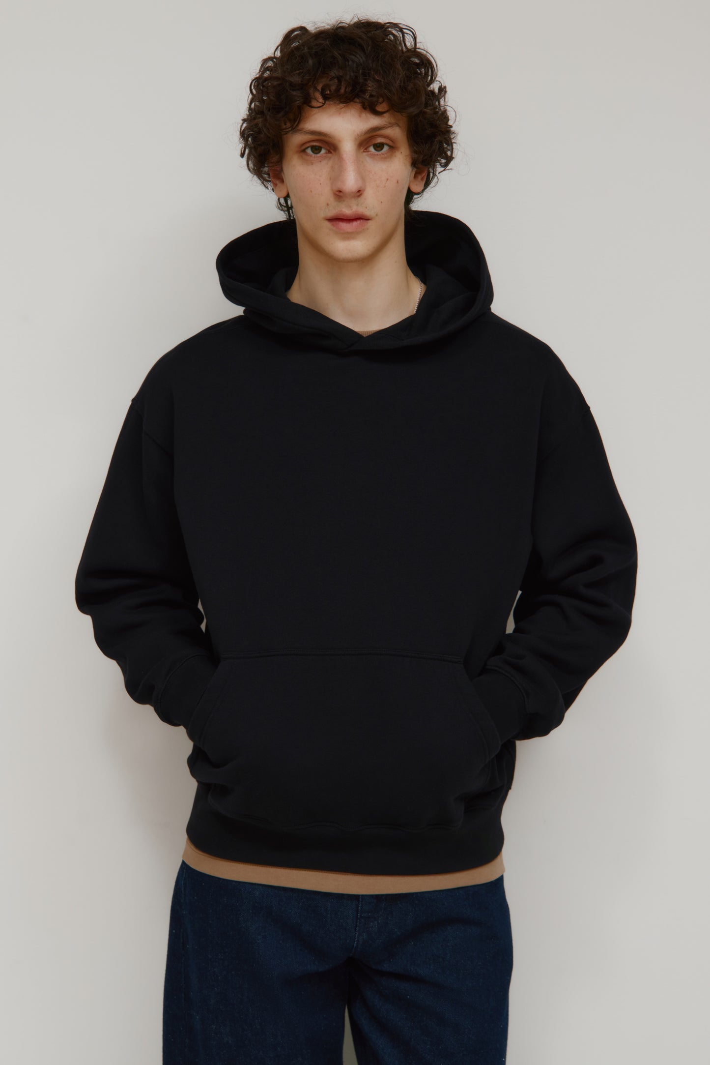 Men's Essential Hoodie  in Black
